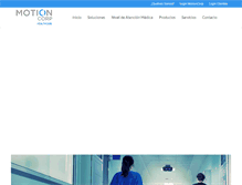 Tablet Screenshot of motioncorp.com.mx